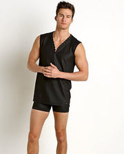 Medium Gregg Homme Mythic Honeycomb Laced Tank Top 152222 169B - SexyMenUnderwear.com
