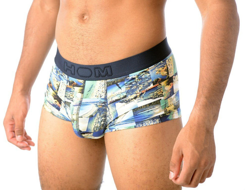 Medium HOM Bill Boxer Polyamide Elastane 01869 Multicolor 1 - SexyMenUnderwear.com