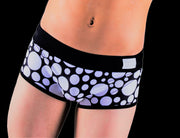 MEDIUM Modus Vivendi Swimwear Polka dot Brazil Cut Boxer Brief Swimsuit Black KS1821 19 - SexyMenUnderwear.com
