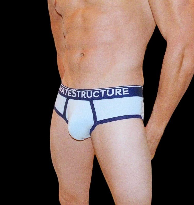 Medium Private Structure Brief Quantum Blue Haze Cotton Briefs 3610 8 - SexyMenUnderwear.com