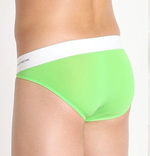 Medium Private Structure Color Peel Banded Bikini Brief Green 5-49 - SexyMenUnderwear.com