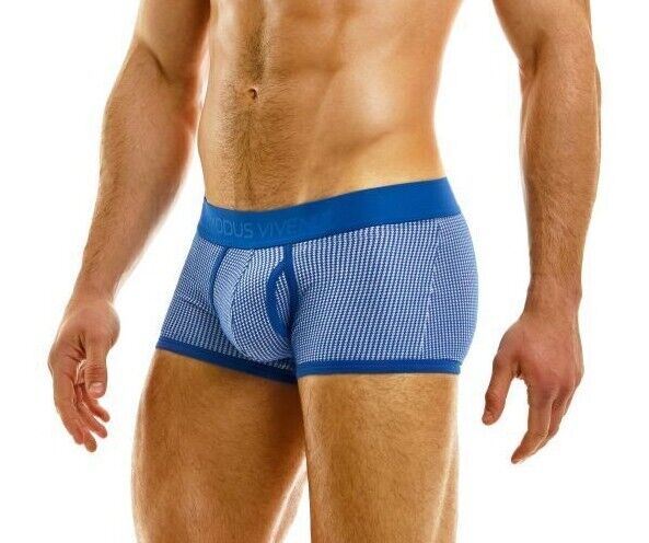 Modus Vivendi Boxer Country Soft Jacquard Elastic Knitted Eco-Boxer Blue 02221 - SexyMenUnderwear.com