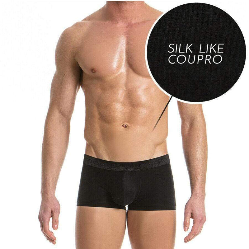 Modus Vivendi Boxer FLOSS Luxury Italien Cupro Fabric Green 14721 16 - SexyMenUnderwear.com