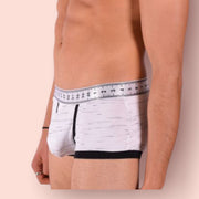 Modus Vivendi Boxer Measure 100% Cotton Jersey Black 07821 31 - SexyMenUnderwear.com