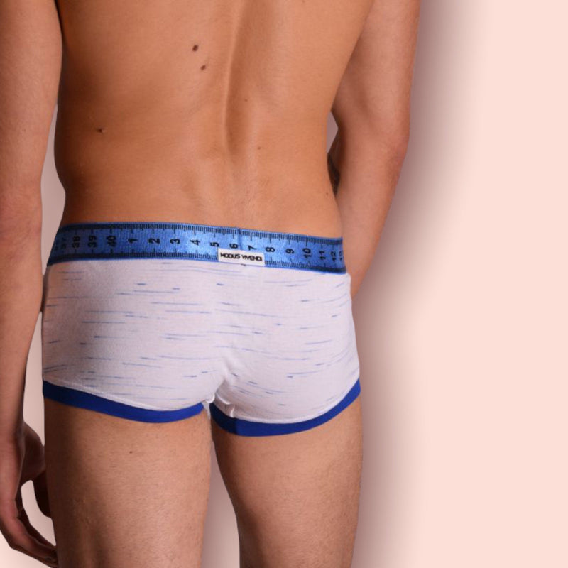 Modus Vivendi Boxer Measure 100% Cotton Jersey Blue 07821 31 - SexyMenUnderwear.com