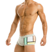 Modus Vivendi Boxer Mondrian Design Grey 17521 21 - SexyMenUnderwear.com