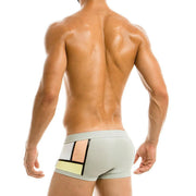 Modus Vivendi Boxer Mondrian Design Grey 17521 21 - SexyMenUnderwear.com