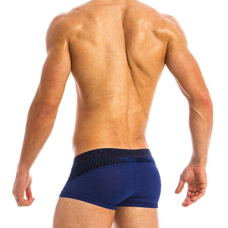 Modus Vivendi Boxer Wolf Mesh Velvet Luxury Blue 18821 83 - SexyMenUnderwear.com