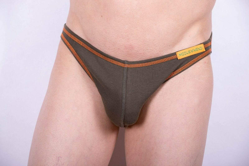 Modus Vivendi Brief Flash Super Mini slips Low Cut Khaki-Ora 23511 21B - SexyMenUnderwear.com