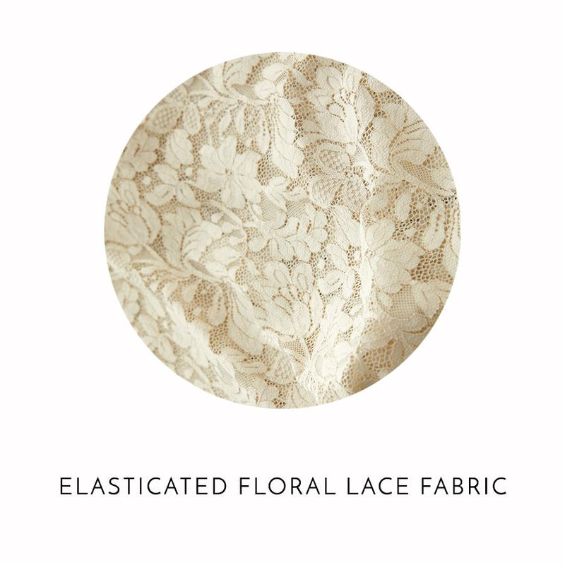 Modus Vivendi Brief Floral Lace Classic Semitransparent Briefs Ivory 04113 48 - SexyMenUnderwear.com