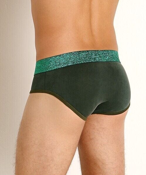 Modus Vivendi Brief Floral Line Brief Cupro Green 15914 18 - SexyMenUnderwear.com