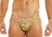 Modus Vivendi Brief Labyrinth Low Cut Briefs Captivating Dusty Pink 06013 21A - SexyMenUnderwear.com