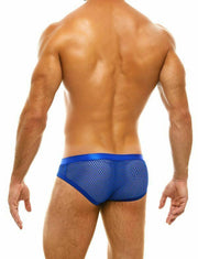 Modus Vivendi Brief Net Trap Fishnet Brief Semi-Transparent Blue 06113 49 - SexyMenUnderwear.com
