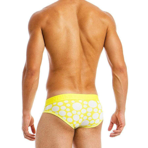 Modus Vivendi Brief Polka dot Sexy Fashion Briefs Yellow 08812 18 - SexyMenUnderwear.com