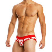Modus Vivendi Brief Polka dot Slip Pour Homme Red 08812 18 - SexyMenUnderwear.com