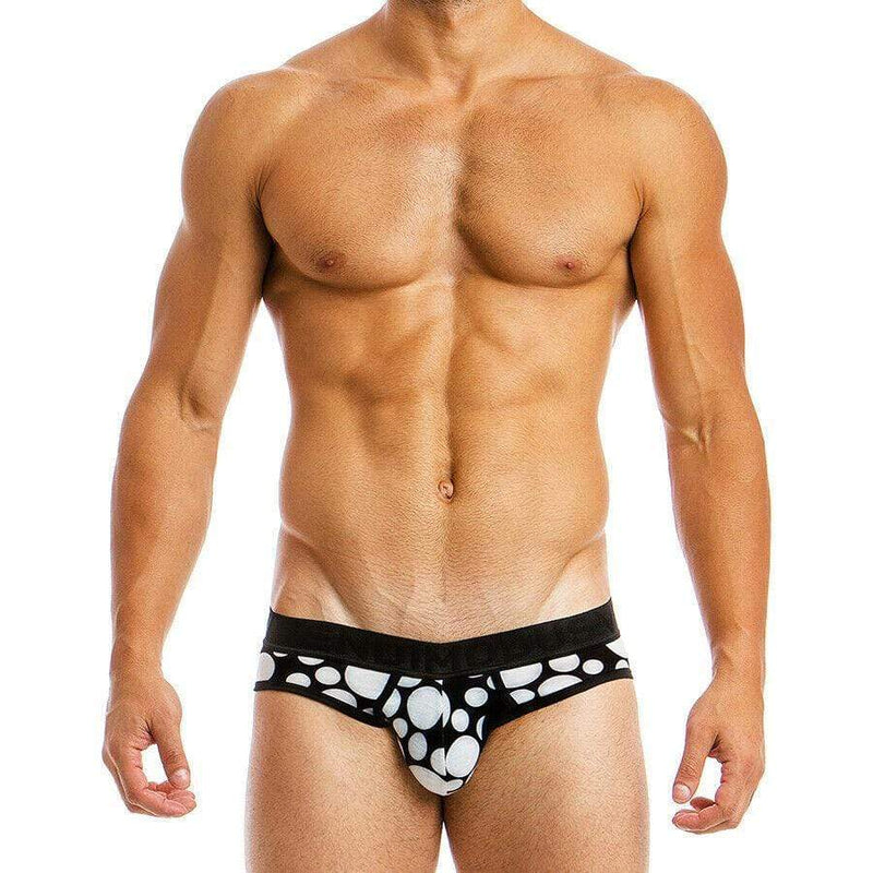 Modus Vivendi Brief Polkadot Slips Black 08812 18 - SexyMenUnderwear.com