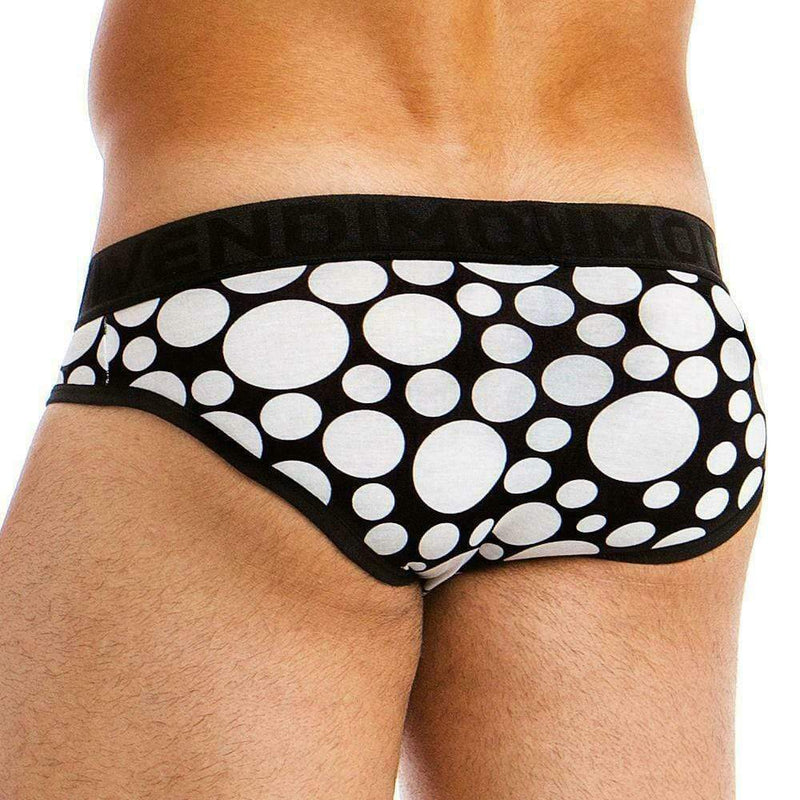 Modus Vivendi Brief Polkadot Slips Black 08812 18 - SexyMenUnderwear.com