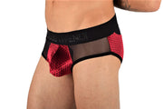 Modus Vivendi Brief Tiffany's Velvet Briefs Elegant Red Wine 12014 29 - SexyMenUnderwear.com