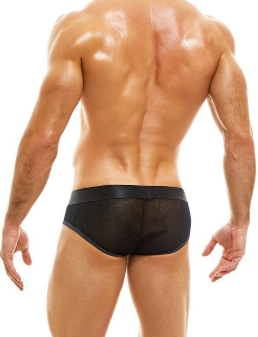 Modus Vivendi Brief V.Fluid Elegant Briefs Black Feel Velvet 10114 3A - SexyMenUnderwear.com