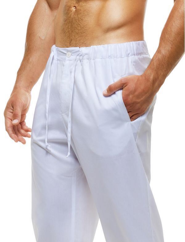Modus Vivendi Core Joggers Loose Fit Legging Straight Cut White FA2262 26 - SexyMenUnderwear.com