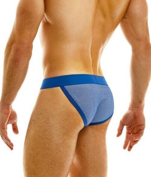 Modus Vivendi Country Stretch Tanga-Brief Knitted Jacquard Blue 02213 - SexyMenUnderwear.com