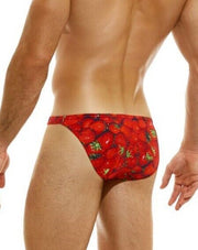 Modus Vivendi Exclusive Low-Cut Briefs Ecofriendly Upcycling Cotton Red 22219 - SexyMenUnderwear.com