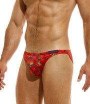 Modus Vivendi Exclusive Low-Cut Briefs Ecofriendly Upcycling Cotton Red 22219 - SexyMenUnderwear.com