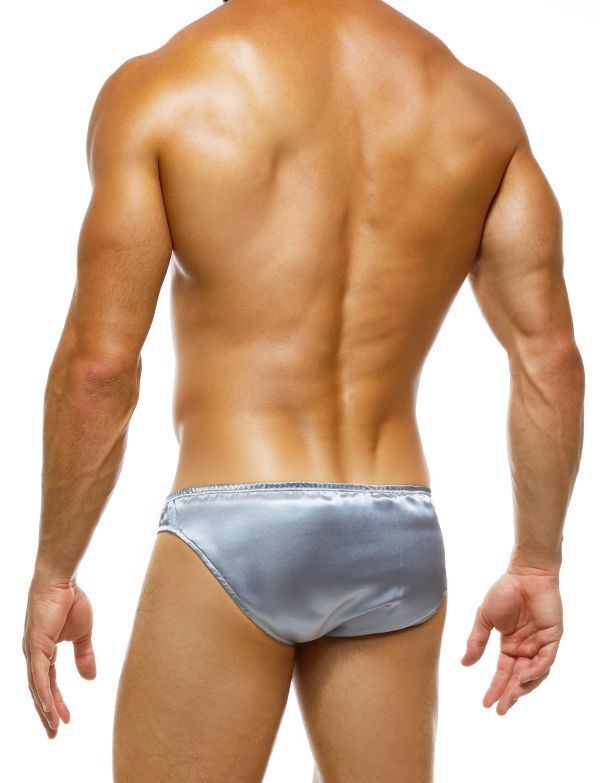 Modus Vivendi Host Satin Briefs Chic Tight Fit Woven Brief Grey 03215 74 - SexyMenUnderwear.com
