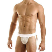 Modus Vivendi Jock C-Through French Jockstrap White 07712 14 - SexyMenUnderwear.com