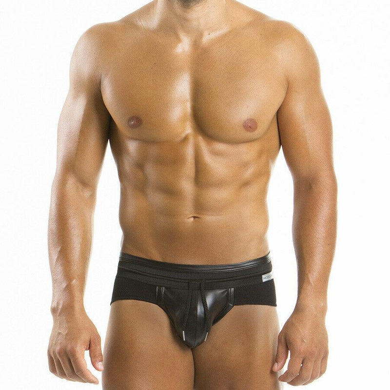 Modus Vivendi Jock Military JockStrap Ribbed Cotton Black 08512 24 - SexyMenUnderwear.com