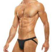 Modus Vivendi Jockstrap Antibacterial Cotton Jock Black 15615 39 - SexyMenUnderwear.com