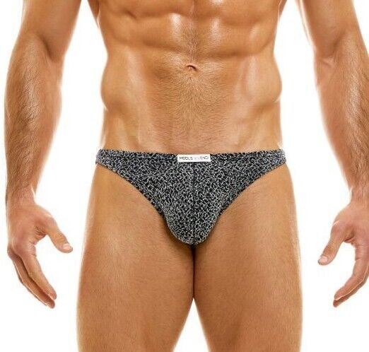 Modus Vivendi King Cheetah Low-Cut Brief Jaquard Knitted Briefs Metal 13111 25 - SexyMenUnderwear.com