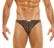 Modus Vivendi King Cheetah Low-Cut Brief Jaquard Knitted Rose Go1d 13111 25 - SexyMenUnderwear.com