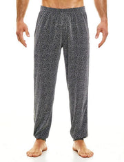 MODUS VIVENDI King Cheetah Pants Gray Jacquard Metallic Yarns Legging 13161 - SexyMenUnderwear.com