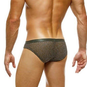 Modus Vivendi Knight Classic Brief Tight Cut Knitted Cotton Khaki 05217 - SexyMenUnderwear.com