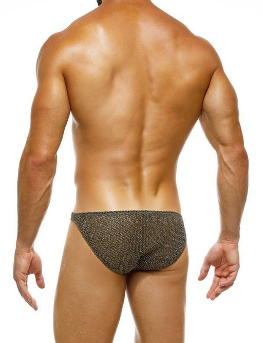Modus Vivendi Knight Low-Cut Brief Knitted Chic Cotton Briefs Khaki 05214 41 - SexyMenUnderwear.com