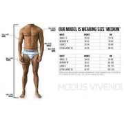 Modus Vivendi Legging Wolf Meggings UV Protection Blue 18862 47 - SexyMenUnderwear.com