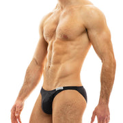 Modus Vivendi Low-Cut Brief Extra Soft Vegan Suede Black 13911 32 - SexyMenUnderwear.com