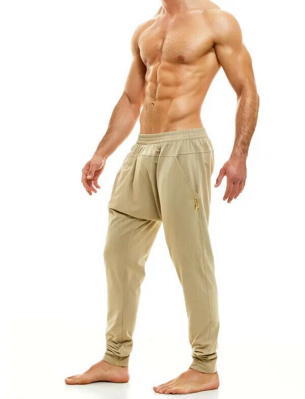 Modus Vivendi Megging L.A Prayer Legging Comfort Fit Joggers Sand 08161 61 - SexyMenUnderwear.com