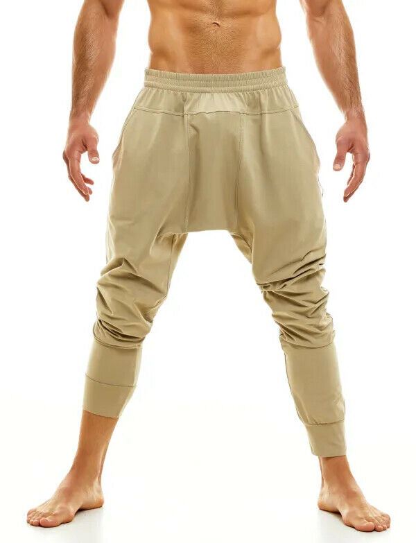 Modus Vivendi Megging L.A Prayer Legging Comfort Fit Joggers Sand 08161 61 - SexyMenUnderwear.com