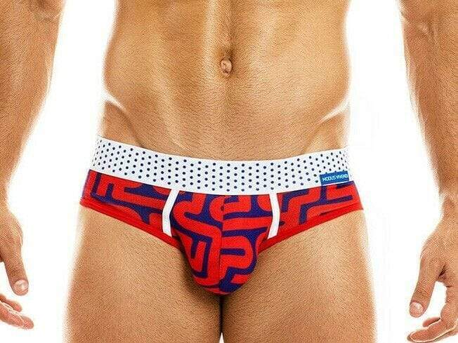 Modus Vivendi Modus Vivendi Briefs Labyrinth Sexy Brief Slip Lingerie Pour Homme Red 06014 54