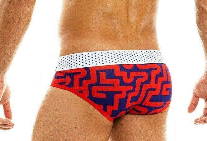 Modus Vivendi Modus Vivendi Briefs Labyrinth Sexy Brief Slip Lingerie Pour Homme Red 06014 54