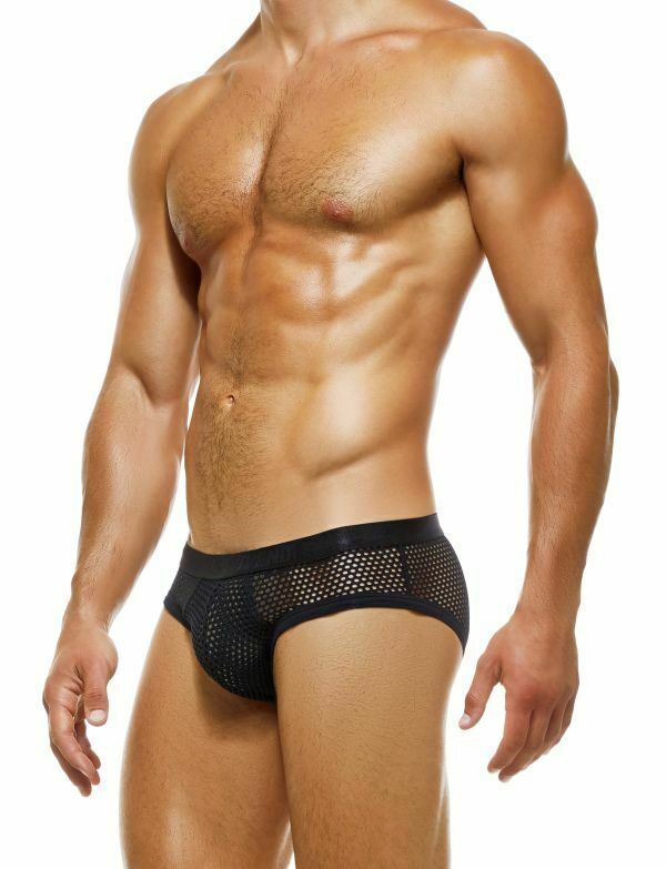Modus Vivendi Net Trap Classic Brief Semi-Transparent Brief Black 06113 49 - SexyMenUnderwear.com