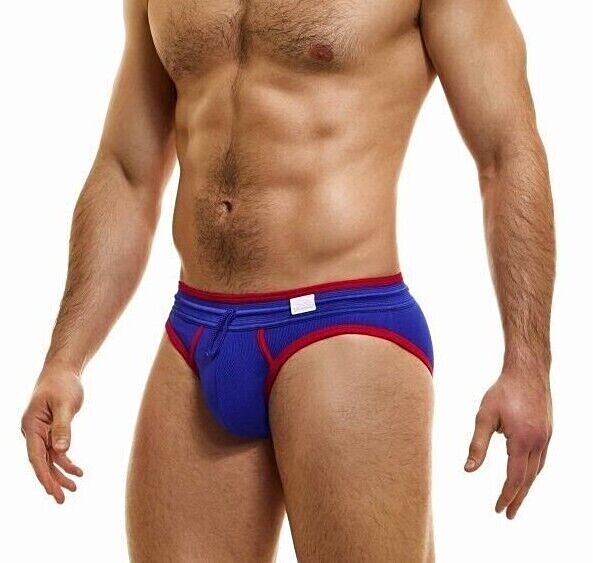 Modus Vivendi Retro Low-Cut Brief Internal Drawstring Blue 14317 - SexyMenUnderwear.com