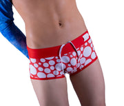 Modus Vivendi swim boxer Polka dot Beach Swimsuits Red KS1821 19 - SexyMenUnderwear.com