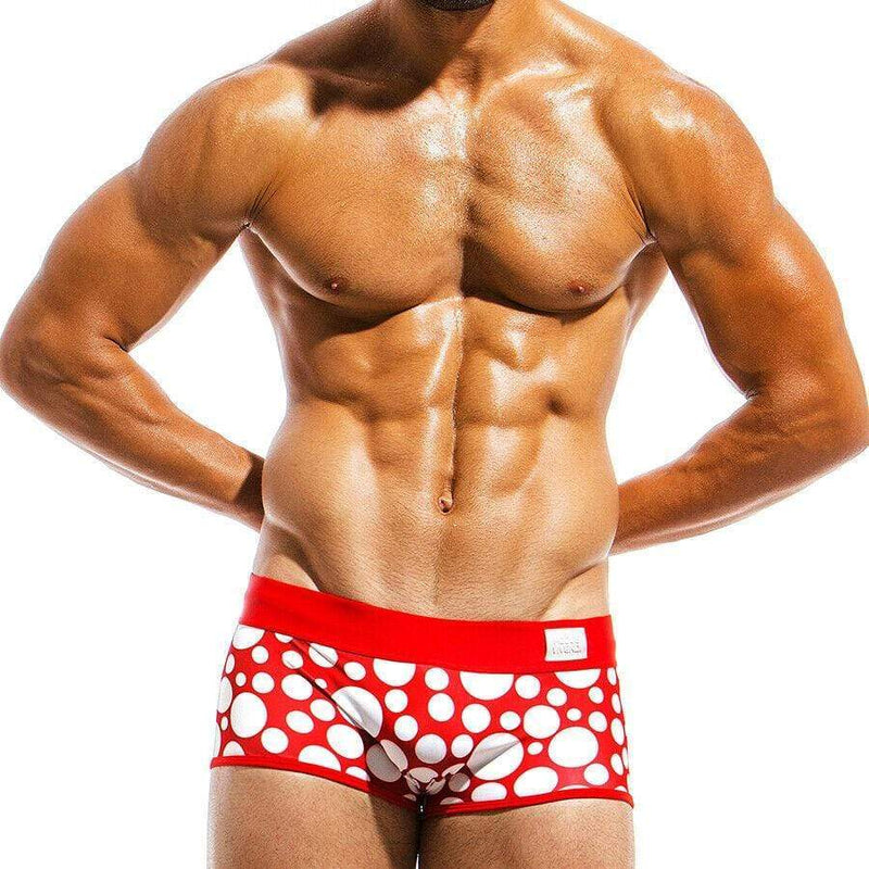 Modus Vivendi swim boxer Polka dot Beach Swimsuits Red KS1821 19 - SexyMenUnderwear.com