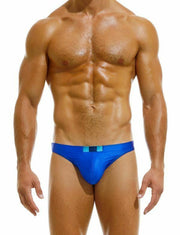 Modus Vivendi Swim-Brief Gordian Knot Low-Cut Swimwear Shiny Cobalt CS2211 67 - SexyMenUnderwear.com