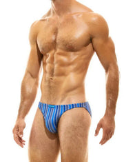 Modus Vivendi Swim-Brief Trapped Low-Cut Swimwear Blue BS2211 3A - SexyMenUnderwear.com