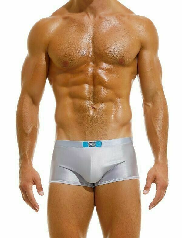 Modus Vivendi Swim-Trunk Gordian Knot Brazilian Boxer Swimwear Silver CS2221 43 - SexyMenUnderwear.com