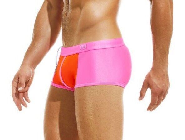 Modus Vivendi Swim Trunk Stardust Transparent Muslin Swimwear Orange FS2221 67 - SexyMenUnderwear.com